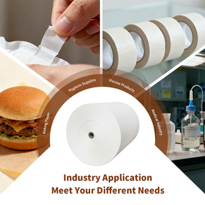 Industrial Grade 60gsm Double Sides Silicone Coated Glassine Release <strong>Paper</strong> Rolls Heavy Duty for Automotive Labels <strong>Warning</strong> Labels - Product Image 6