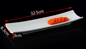 Placa de <span class=keywords><strong>sushi</strong></span> de melamina irrompible, placa rectangular de sublimación - Product Image 4