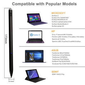 Lápiz óptico de 4096 niveles de sensibilidad a la presión, para portátil Microsoft <span class=keywords><strong>Surface</strong></span> <span class=keywords><strong>Pro</strong></span> <span class=keywords><strong>X</strong></span>, lápiz táctil activo de inclinación para tableta - Product Image 6