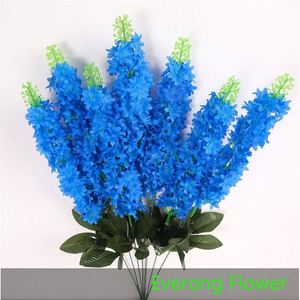 Everongflower alta calidad precio de fábrica 5 tenedor 7 tenedor Jacinto artificial, Jacinto <span class=keywords><strong>orientalis</strong></span>, boda vacaciones decoración del hogar - Product Image 2