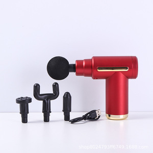 Pistola de masaje de vibración de percusión calentada de tejido profundo inalámbrica, Mini pistola de masaje muscular relajante para pierna, mano, cuello, pie, brazo, cabeza - Product Image 2