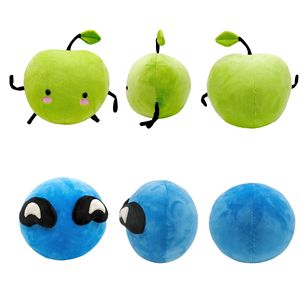 12 pollici verde peluche peluche peluche bambola di frutta morbido peluche di famiglia amici regalo divertente mela bambola umana - Product Image 2