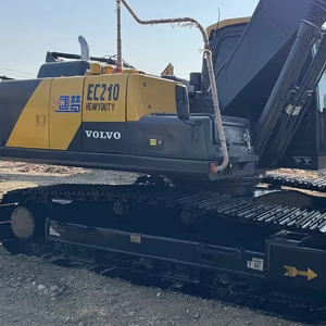 Excavadora mediana usada de alta calidad VOLVO EC210 21Ton Excavadora hidráulica compacta sobre orugas a la venta hermosa máquina buena para trabajar - Product Image 1