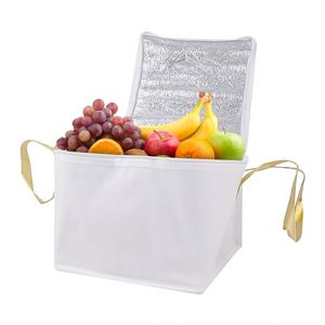 Custom logo Non-Woven Cooler Bag Insulated with Handle Printed Pattern Bag - Product Image 2