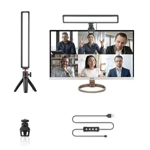 WS66 Portable Multi-function Photography LED Video Light Long Strip Video Conference Fill Light for Tiktok Makeup Shooting Video