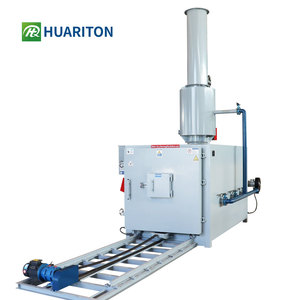 Dual Chamber Refractory Smokeless Safety Protection Large Capacity Diesel Fired Animal Cremation Machine Pet Funeral Huariton
