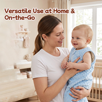 Manta Envolvente para Bebé, Envoltura de Felpa con Puntos de Colores, Gorro de Lana Lavable, Suave, Anti-Sobresalto, Anti-Patadas, Manta con Diseño