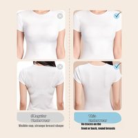Soutien-gorge invisible sans traces pour femme, style débardeur tout-en-un avec coussinets intégrés, respirant et dos élégant