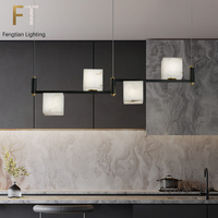 Kyall — lustre LED alphabet en cuivre, design créatif moderne, éclairage d'intérieur, luminaire décoratif de plafond, idéal pour un salon, une salle à manger ou un espace d'étude