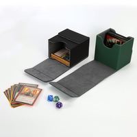 Boîte de rangement pour cartes à collectionner FX Leather Deck Case, fermeture magnétique