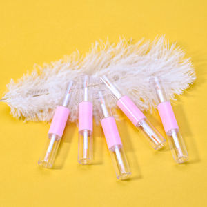 2 في 1 أنبوب ماسكارا وردي شفاف فاخر ملمع شفاه فارغ عبوة ماسكارا بلاستيك مزدوج الوجهين - Product Image 6