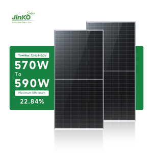 โมดูลโซลาร์เซลล์แบบกระจกสองชั้นชนิด N กำลังไฟ 570w 575w 580w 585w 590w เหมาะสำหรับคลังสินค้า EU USA - Product Image 1