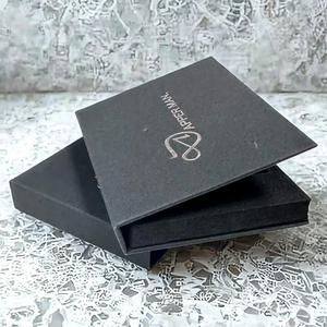 Wholesale Luxury Custom Cardboard Small Sizes Black Glossy Lamination <b>Magnetic</b> Closure Recyclable Rigid Gift <b>Box</b> for Watch - Product Image 2