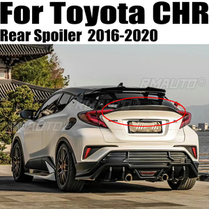 Alerón Trasero Central para Toyota CHR 2016 17 18 19 20, de Fibra de Carbono FRP, Negro Brillante, Accesorios de Estilo - Product Image 1