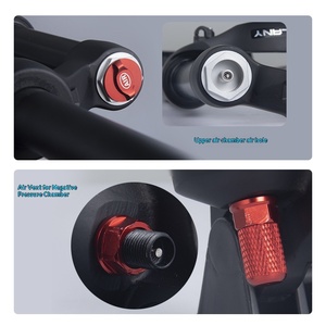 Fourche avant <span class=keywords><strong>VTT</strong></span> BOLANY SQA007 en alliage d'aluminium <span class=keywords><strong>26</strong></span>/27,5/29 pouces, suspension pneumatique amortissante - Product Image 2