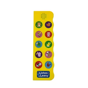 Factory Sale Programmable 10 Button Children Audio Sound Voice Music Book Module