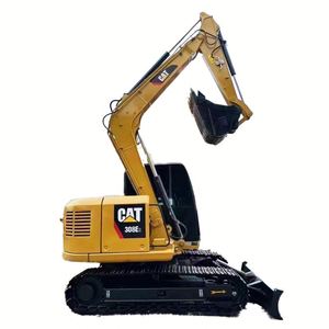 รถขุดตีนตะขาบ CAT Caterpillar 308E2 มือสอง ขนาด 8 ตัน รถขุดขนาดเล็ก ระบบไฮดรอลิก พร้อมบุ้งกี๋ สำหรับงานก่อสร้าง - Product Image 1
