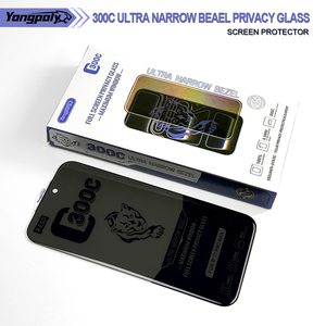 Protection d'écran en verre trempé anti-espionnage, anti-rayures, résistant aux chocs, OEM ODM 300C pour iPhone 18Pro Max, vente en gros - Product Image 5