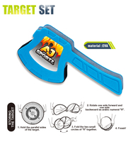 Jeu de fléchettes Velcro à lancer de hache de 24 pouces Jeu de fléchettes Jouets de fête en plein air Jeu éducatif à lancer de cible Articles cadeaux pour enfants