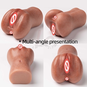 Lecenia Masturbatore Maschile 3D con Texture Realistica, in Silicone Pieno, 650g, Vagina e Ano Realistici, Sex Toy per Uomini, Stroker Maschile - Product Image 4