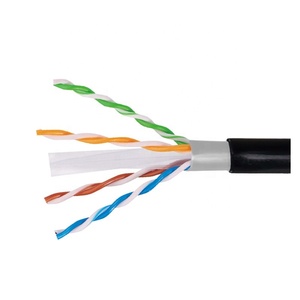Cable <span class=keywords><strong>UTP</strong></span> Cat6 para Exteriores de la Mejor Calidad, 1000 pies, 23 AWG, <span class=keywords><strong>Cobre</strong></span> Sólido, Impedancia <span class=keywords><strong>100</strong></span>, Certificado CE, 305 m, Cubierta Gris/Negra - Product Image 4