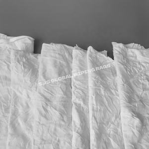 Trapos de Algodón 100% Suaves Blancos de Punto para Pintores Industriales, Paquete a Granel de 50 Libras (10 kg) - Product Image 1