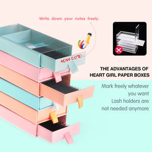 Pestañas Mate Individuales, Extensiones de Pestañas de Cachemira, Bandeja de Pestañas de Volumen Fácil de Abanicar U/YY/W, Extensiones Rusas - Product Image 3