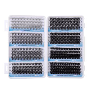 Kit <span class=keywords><strong>de</strong></span> <span class=keywords><strong>Pestañas</strong></span> Postizas en Racimo DIY - <span class=keywords><strong>Pestañas</strong></span> Mixtas Naturales y Voluminosas con Set <span class=keywords><strong>de</strong></span> <span class=keywords><strong>Pegamento</strong></span> Autoaplicador - Product Image 5