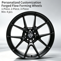 Jantes FLowtone personnalisées noires, jantes monobloc en alliage léger de 19 pouces, 5x120 5x112, jantes légères pour BMW F30 Audi