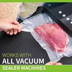 3 Side Seal Vacuum Bag Heat Seal Bag For Food Meat Seafood Packaging Bag