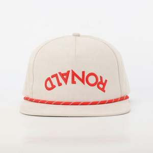 Parche Deportivo de Poliéster con Logotipo Bordado al por Mayor, Parche Tejido Personalizado de 5 Paneles con Visera Plana Ajustable, Estilo Hip Hop - Product Image 2