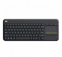K400 Plus Smart TV Notebook Desktop Touch Mute Wireless Touchpad Keyboard untuk PC Laptop Android