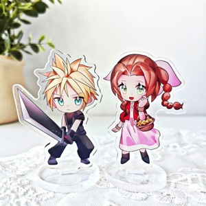 Figuras Acrílicas Personalizadas OEM ODM de <span class=keywords><strong>Final</strong></span> <span class=keywords><strong>Fantasy</strong></span> VII: Cloud, Tifa, Aerith, Sephiroth, Cait Sith - Product Image 4