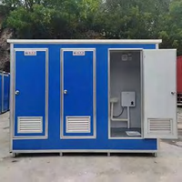 Système de douche modulaire intégré à installation rapide pour chantier de construction, structure en acier, unité de toilettes préfabriquée portable et mobile