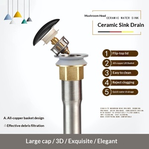 Lavabo Cuadrado <span class=keywords><strong>de</strong></span> Cerámica Negra <span class=keywords><strong>de</strong></span> un Solo Orificio, Estilo Nórdico Europeo, para Montar en <span class=keywords><strong>Encimera</strong></span> - Product Image 3