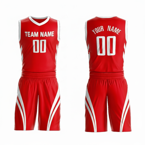 Conjunto de camiseta de baloncesto para hombre y niño, ropa deportiva transpirable que incluye chándal, uniformes, traje de entrenamiento para niñas y niños de talla grande OEM - Product Image 1