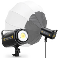 Lampe Vidéo LED 300W 5700K, Éclairage Continu Dimmable pour Studio Photo, Lumière du Jour pour Vidéo YouTube, Live et Lumière d'Appoint