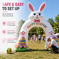 Tentes gonflables géantes personnalisées, arches et dispositifs gonflables pour Pâques, adaptés aux événements de Pâques et aux activités de loisirs en plein air