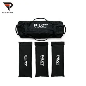 PILOT Sports Exercise Workout Sandbags Training Heavy Sand Bags 30kg fitness weight power bag