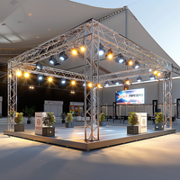 Structure de scène DJ en alliage d'aluminium argenté de haute qualité 6061-T6, prix d'usine, vente en boîte, marque Kored Truss-cx04