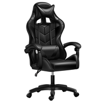 Belle chaise d'ordinateur de jeu à domicile en cuir PU rose avec fonction de massage Bon prix Meubles Cybercafé pour la maison ou le bureau