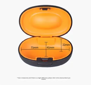 กล่องเก็บของแบบพกพา ABS กันกระแทก สำหรับเครื่องช่วยฟังแบบฝังในหูและแบบคล้องหู ขายส่ง - Product Image 4