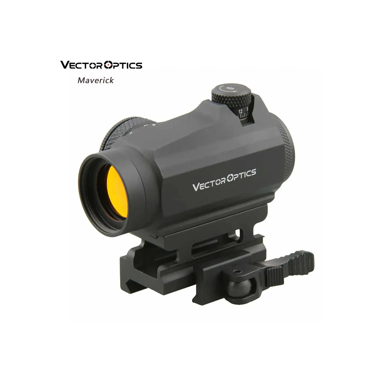Vector Optics-punto rojo táctico de caza maverick-ii, 1x22 GenII, reflejo ligero, grafito con montaje QD Riser