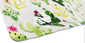 Grand plateau rectangulaire en mélamine à surface irrégulière pour la présentation de sushis, de fruits et d'aliments - Product Image 5