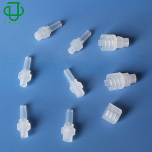 High Quality PP-PC <b>Medical</b> Plastic Luer External Thread Connectors with Square Head Nuts Precision Fasteners - Product Image 1
