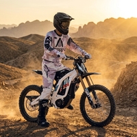 Puissante moto tout-terrain pour adultes Surron Light Bee X de 10 kW, batterie au lithium 72V35Ah, suspension intégrale, zéro émission