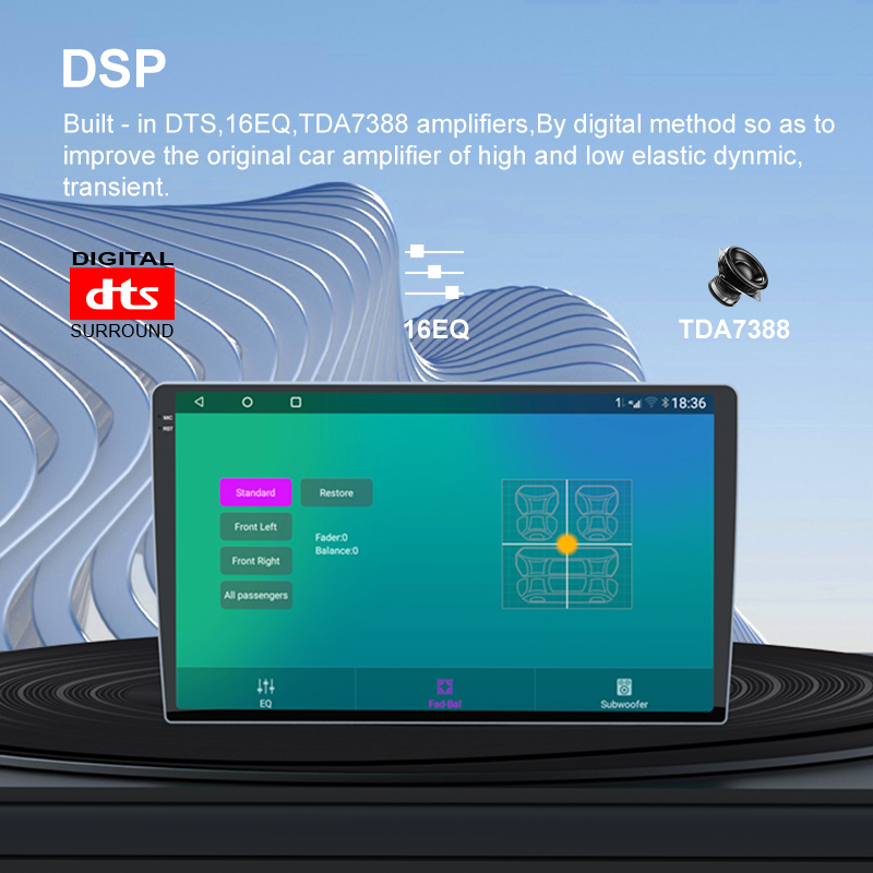 Автомобильное стерео Dsp 2din радио QLED автомобильный сенсорный экран 16EQ Gps Dvd плеер Android 10 автомобильное стерео