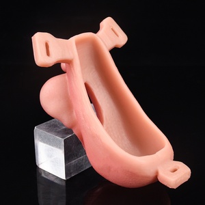 FAAK Penis Attachment Sex Grinder Strap on Pussy Shaped Grinder Clitoris Friction Stimulator Cock <b>Ring</b> Delay Ejaculation - Product Image 6