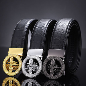 Catálogo de cinturones de lujo Hebilla automática Cinturones de diseñador de abeja Cinturones de cuero genuino para hombres Causal Formal Cintura Banda Traje Decoración - Product Image 1