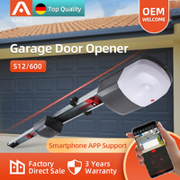 AAVAQ S12/600 Diseño moderno Smart Home Wi-Fi Abridor de puerta de garaje con rango de 80m Garantía de 3 años Impulsado por motor de viaje